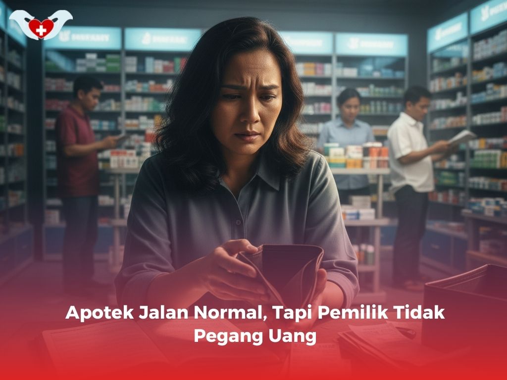 Apotek Jalan Normal, Tapi Pemilik Tidak Pegang Uang