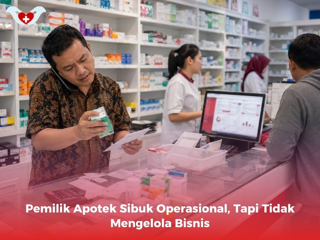 Pemilik Apotek Sibuk Operasional, Tapi Tidak Mengelola Bisnis